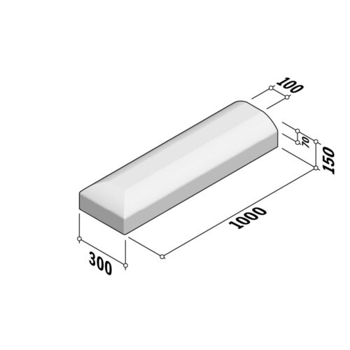 Roundabout Lane Seperation | Segregator 100-300x150 | 10-300x150 | L-1000 | End