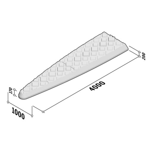 Roundabout Lane Seperation | Turbodrop | 30-1000x170-200 | L-4000