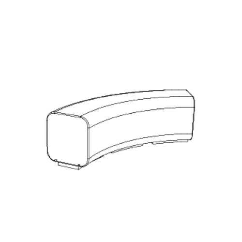 Serp | Backless Bench | Curve R150