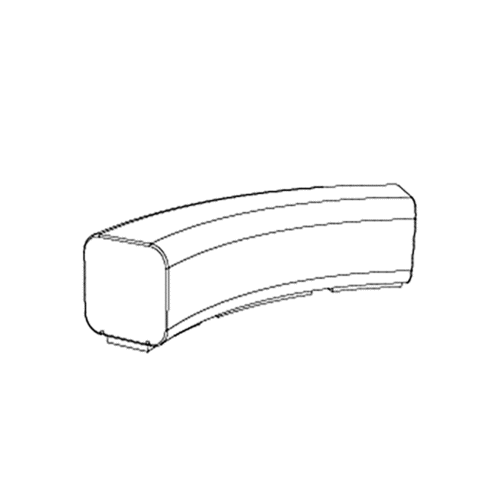 Serp | Backless Bench | Curve R185