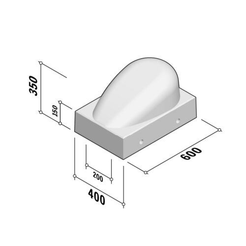 Shark Block | 600x400 | 400x600x350