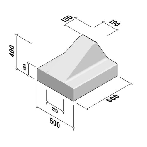 Shark Block | 600x500 | 500x600x400