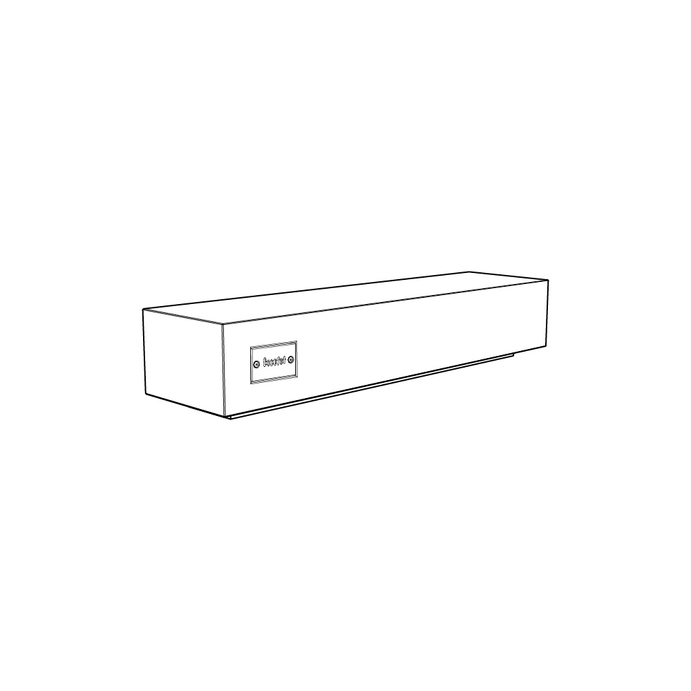 Socrates | Backless Bench | 240 LED