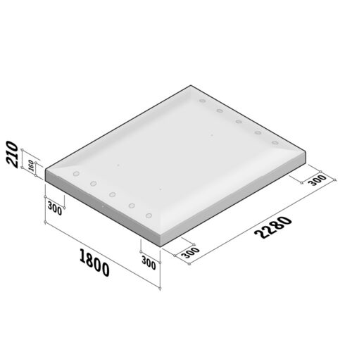 Speed Cushions | 2280 | 1800x2280x160-210