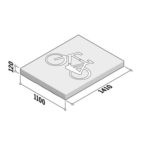 Speed Symbols | Bicycle | 1410x1100x120