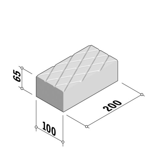 Staffordshire Pattern | Diamond | 200x100 | 65mm Thick