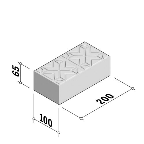 Staffordshire Pattern | Star | 200x100 | 65mm Thick