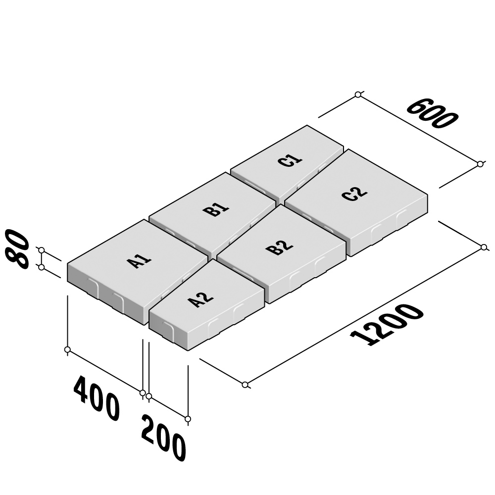 Bramley | Module 1 - ABC-600x1200 | 80mm Thick