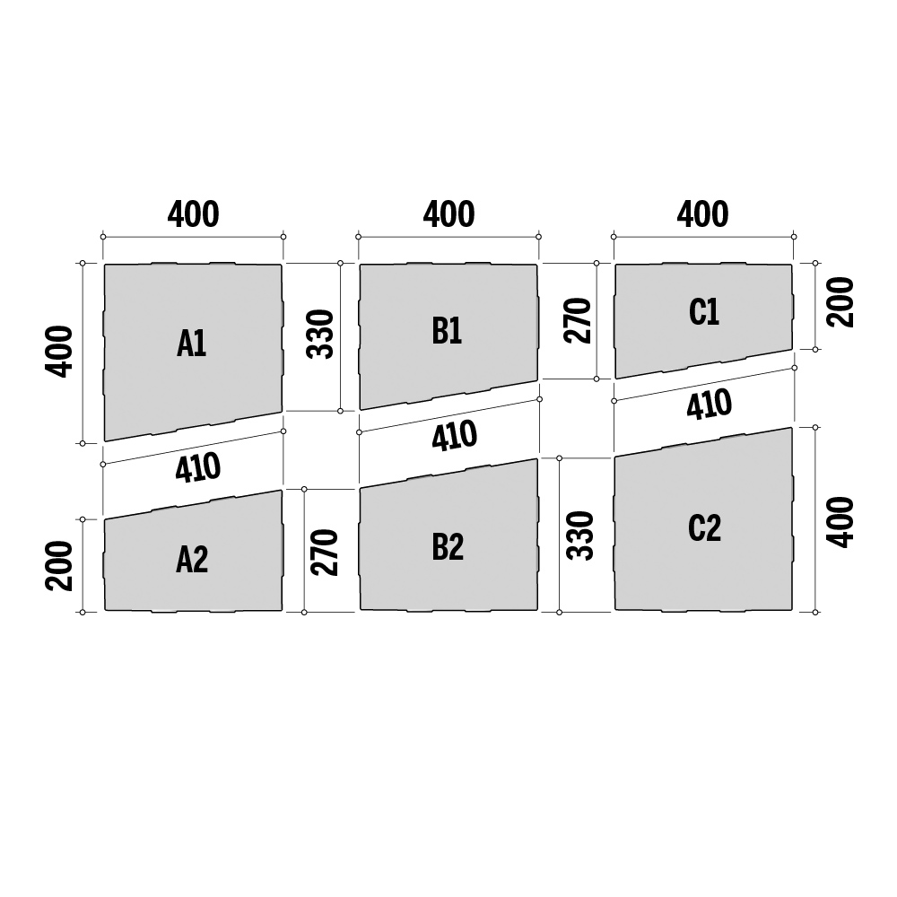 Bramley | Module 1 - ABC-600x1200 | 80mm Thick - Image 2