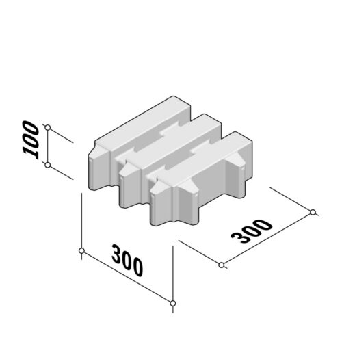 Hydro Lineo | Triple 40 GO 300x300 | 100mm Thick